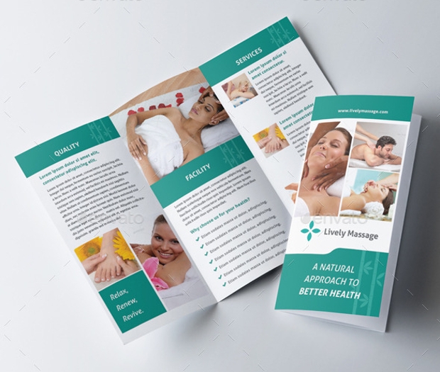 Free massage flyer template download